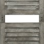 vidaXL 5-tlg. Raumteiler Grau 179x166 cm Massivholz vidaXL 5-tlg. Raumteiler Grau 179x166 cm Massivholz