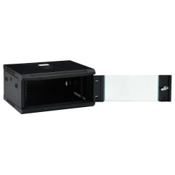 vidaXL 4U Netzwerkschrank Wandmontage 19" IP20 600x450x285 mm