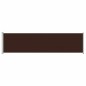 vidaXL Seitenmarkise Ausziehbar 160x600 cm Braun vidaXL Seitenmarkise Ausziehbar 160x600 cm Braun