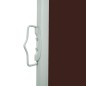vidaXL Seitenmarkise Ausziehbar 160x600 cm Braun vidaXL Seitenmarkise Ausziehbar 160x600 cm Braun
