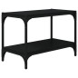 vidaXL TV-Schrank Schwarz 60x33x41 cm Holzwerkstoff und Stahl vidaXL TV-Schrank Schwarz 60x33x41 cm Holzwerkstoff und Stahl