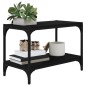 vidaXL TV-Schrank Schwarz 60x33x41 cm Holzwerkstoff und Stahl vidaXL TV-Schrank Schwarz 60x33x41 cm Holzwerkstoff und Stahl