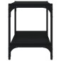 vidaXL TV-Schrank Schwarz 60x33x41 cm Holzwerkstoff und Stahl vidaXL TV-Schrank Schwarz 60x33x41 cm Holzwerkstoff und Stahl