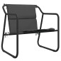 vidaXL 4-tlg. Garten-Lounge-Set mit Kissen Anthrazit Stahl vidaXL 4-tlg. Garten-Lounge-Set mit Kissen Anthrazit Stahl