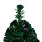 vidaXL Künstlicher Weihnachtsbaum mit Ständer Grün 120 cm Fiberoptik vidaXL Künstlicher Weihnachtsbaum mit Ständer Grün 120 cm Fiberoptik
