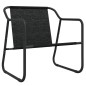vidaXL 4-tlg. Garten-Lounge-Set mit Kissen Anthrazit Stahl vidaXL 4-tlg. Garten-Lounge-Set mit Kissen Anthrazit Stahl