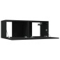 vidaXL TV-Schränke 2 Stk. Schwarz 80x30x30 cm Holzwerkstoff vidaXL TV-Schränke 2 Stk. Schwarz 80x30x30 cm Holzwerkstoff