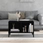 vidaXL Couchtisch Schwarz 60x50x36,5 cm Holzwerkstoff vidaXL Couchtisch Schwarz 60x50x36,5 cm Holzwerkstoff
