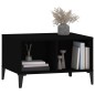 vidaXL Couchtisch Schwarz 60x50x36,5 cm Holzwerkstoff vidaXL Couchtisch Schwarz 60x50x36,5 cm Holzwerkstoff