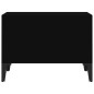 vidaXL Couchtisch Schwarz 60x50x36,5 cm Holzwerkstoff vidaXL Couchtisch Schwarz 60x50x36,5 cm Holzwerkstoff