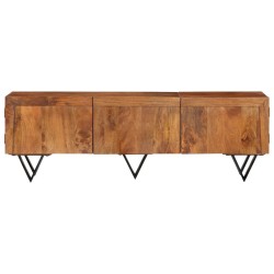 vidaXL TV-Schrank 140x30x46 cm Massivholz Mango