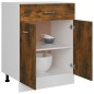 vidaXL Unterschrank mit Schublade Räuchereiche 60x46x81,5 cm vidaXL Unterschrank mit Schublade Räuchereiche 60x46x81,5 cm