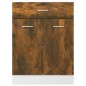 vidaXL Unterschrank mit Schublade Räuchereiche 60x46x81,5 cm vidaXL Unterschrank mit Schublade Räuchereiche 60x46x81,5 cm