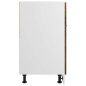 vidaXL Unterschrank mit Schublade Räuchereiche 60x46x81,5 cm vidaXL Unterschrank mit Schublade Räuchereiche 60x46x81,5 cm