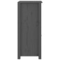 vidaXL Sideboard Grau 40x35x80 cm Massivholz Kiefer vidaXL Sideboard Grau 40x35x80 cm Massivholz Kiefer