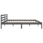 vidaXL Massivholzbett Kiefer 200x200 cm Grau vidaXL Massivholzbett Kiefer 200x200 cm Grau