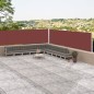 vidaXL Seitenmarkise Ausziehbar Braun 117x1000 cm vidaXL Seitenmarkise Ausziehbar Braun 117x1000 cm