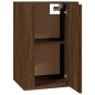 vidaXL TV-Wandschränke 2 Stk. Braun Eichen-Optik 40x34,5x60 cm vidaXL TV-Wandschränke 2 Stk. Braun Eichen-Optik 40x34,5x60 cm