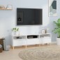 vidaXL TV-Schrank Hochglanz-Weiß 150x30x44,5 cm Holzwerkstoff vidaXL TV-Schrank Hochglanz-Weiß 150x30x44,5 cm Holzwerkstoff