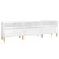 vidaXL TV-Schrank Hochglanz-Weiß 150x30x44,5 cm Holzwerkstoff vidaXL TV-Schrank Hochglanz-Weiß 150x30x44,5 cm Holzwerkstoff