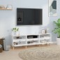 vidaXL TV-Schrank Hochglanz-Weiß 150x30x44,5 cm Holzwerkstoff vidaXL TV-Schrank Hochglanz-Weiß 150x30x44,5 cm Holzwerkstoff