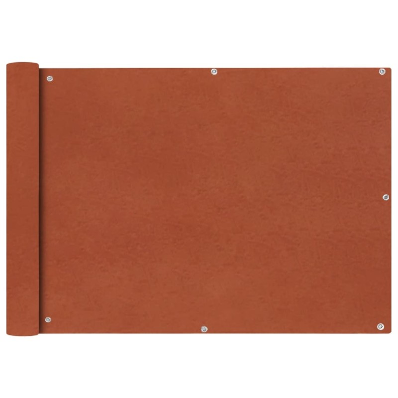 vidaXL Balkonsichtschutz Oxfordgewebe 75x600 cm Terracotta vidaXL Balkonsichtschutz Oxfordgewebe 75x600 cm Terracotta