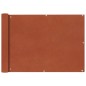 vidaXL Balkonsichtschutz Oxfordgewebe 75x600 cm Terracotta vidaXL Balkonsichtschutz Oxfordgewebe 75x600 cm Terracotta
