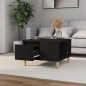 vidaXL Couchtisch Schwarz 55x55x36,5 cm Holzwerkstoff vidaXL Couchtisch Schwarz 55x55x36,5 cm Holzwerkstoff