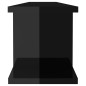 vidaXL Wandregale 2 Stk. Hochglanz-Schwarz 90x18x20 cm Holzwerkstoff vidaXL Wandregale 2 Stk. Hochglanz-Schwarz 90x18x20 cm Holzwerkstoff