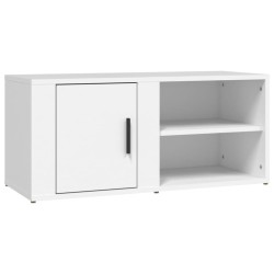 vidaXL TV-Schrank Weiß 80x31,5x36 cm Holzwerkstoff