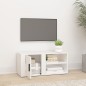 vidaXL TV-Schrank Weiß 80x31,5x36 cm Holzwerkstoff vidaXL TV-Schrank Weiß 80x31,5x36 cm Holzwerkstoff
