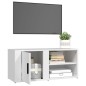 vidaXL TV-Schrank Weiß 80x31,5x36 cm Holzwerkstoff vidaXL TV-Schrank Weiß 80x31,5x36 cm Holzwerkstoff