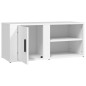 vidaXL TV-Schrank Weiß 80x31,5x36 cm Holzwerkstoff vidaXL TV-Schrank Weiß 80x31,5x36 cm Holzwerkstoff