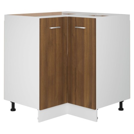vidaXL Küchenschrank Braun Eichen-Optik 75,5x75,5x80,5cm Holzwerkstoff 