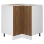 vidaXL Küchenschrank Braun Eichen-Optik 75,5x75,5x80,5cm Holzwerkstoff vidaXL Küchenschrank Braun Eichen-Optik 75,5x75,5x80,5cm Holzwerkstoff