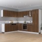 vidaXL Küchenschrank Braun Eichen-Optik 75,5x75,5x80,5cm Holzwerkstoff vidaXL Küchenschrank Braun Eichen-Optik 75,5x75,5x80,5cm Holzwerkstoff