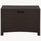 vidaXL Garten-Aufbewahrungsbox 60x54x41 cm PP Rattan Braun vidaXL Garten-Aufbewahrungsbox 60x54x41 cm PP Rattan Braun