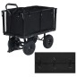 vidaXL Gartenwagen-Einlage Schwarz 81x41x40 cm Stoff vidaXL Gartenwagen-Einlage Schwarz 81x41x40 cm Stoff