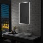 vidaXL Badezimmer-Wandspiegel mit LEDs 60x100 cm vidaXL Badezimmer-Wandspiegel mit LEDs 60x100 cm