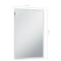 vidaXL Badezimmer-Wandspiegel mit LEDs 60x100 cm vidaXL Badezimmer-Wandspiegel mit LEDs 60x100 cm