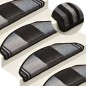 vidaXL Treppenmatten Selbstklebend 15 Stk. Schwarz und Grau 65x21x4 cm vidaXL Treppenmatten Selbstklebend 15 Stk. Schwarz und Grau 65x21x4 cm