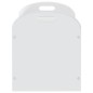vidaXL Kinderbank mit Stauraum Weiß 62x40x46,5 cm MDF vidaXL Kinderbank mit Stauraum Weiß 62x40x46,5 cm MDF