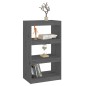 vidaXL Bücherregal/Raumteiler Grau 60x30x103,5 cm Massivholz Kiefer vidaXL Bücherregal/Raumteiler Grau 60x30x103,5 cm Massivholz Kiefer