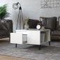 vidaXL Couchtisch Hochglanz-Weiß 55x55x36,5 cm Holzwerkstoff vidaXL Couchtisch Hochglanz-Weiß 55x55x36,5 cm Holzwerkstoff