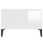 vidaXL Couchtisch Hochglanz-Weiß 55x55x36,5 cm Holzwerkstoff vidaXL Couchtisch Hochglanz-Weiß 55x55x36,5 cm Holzwerkstoff