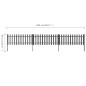 vidaXL Lattenzaun mit Pfosten 3 Stk. WPC 600x60 cm vidaXL Lattenzaun mit Pfosten 3 Stk. WPC 600x60 cm