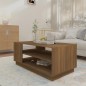 vidaXL Couchtisch Braun Eichen-Optik 102x55x43 cm Holzwerkstoff vidaXL Couchtisch Braun Eichen-Optik 102x55x43 cm Holzwerkstoff