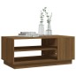 vidaXL Couchtisch Braun Eichen-Optik 102x55x43 cm Holzwerkstoff vidaXL Couchtisch Braun Eichen-Optik 102x55x43 cm Holzwerkstoff