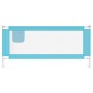 vidaXL Kleinkind-Bettschutzgitter Blau 200x25 cm Stoff vidaXL Kleinkind-Bettschutzgitter Blau 200x25 cm Stoff