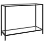 vidaXL Konsolentisch Transparent 100x35x75 cm Hartglas vidaXL Konsolentisch Transparent 100x35x75 cm Hartglas